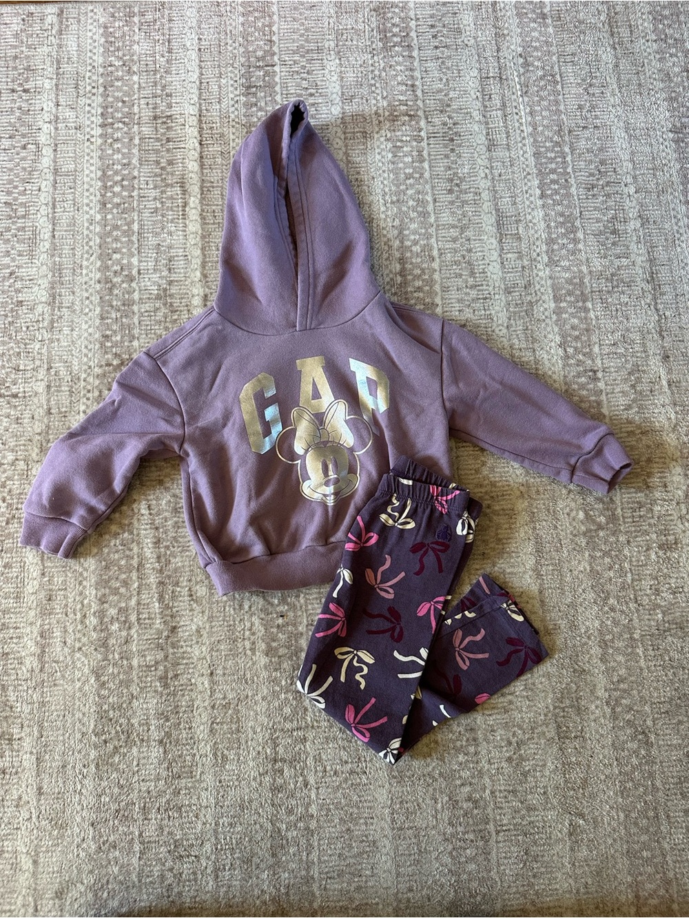 Gap X Disney Minnie Mouse Hoodie Set